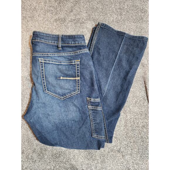 Ariat Denim - ARIAT Rebar Mid-Rise Boot Cut Women's Denim Jeans Siize 34R